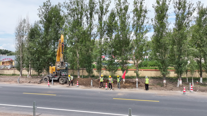 奋楫扬帆促发展丨G577线昭苏至木扎尔特口岸公路改建工程进入收尾阶段