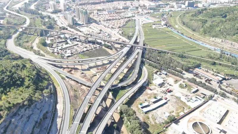 207国道左涉公路新建工程全线建成正式通车运营指日可待